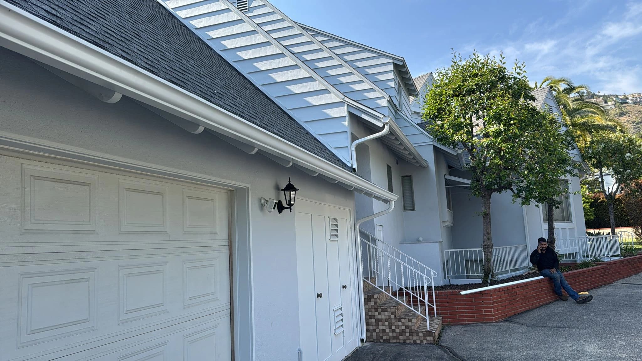 Gutter installation project 5